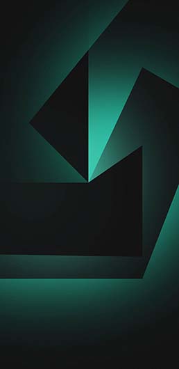 Geometric Shape Shining Blue