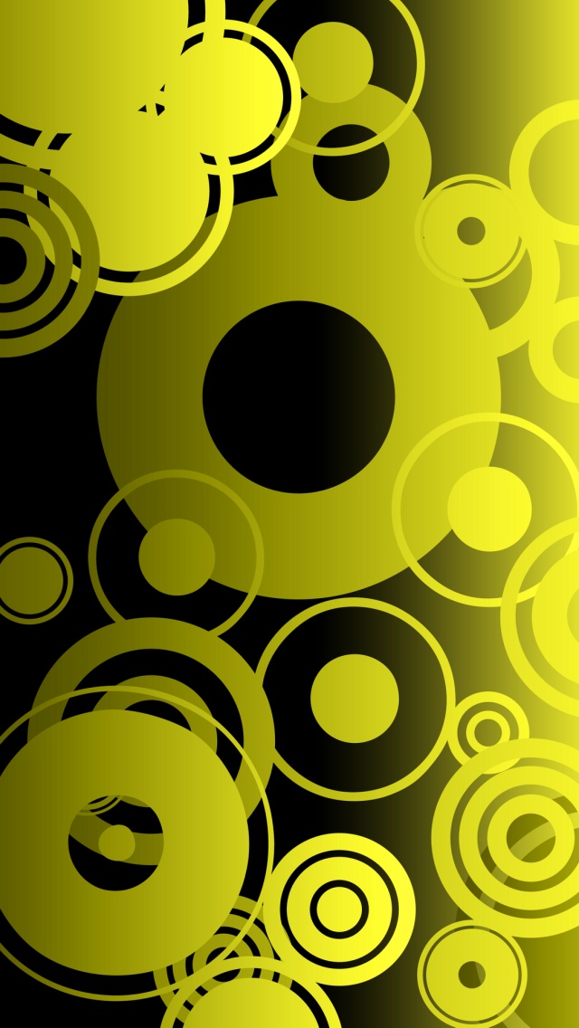 IPhone 5 Wallpaper Colorful Circles 06 Wallpaper