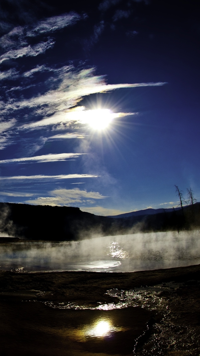 IPhone 5 Wallpaper Yellowstone National Park 02 Wallpaper