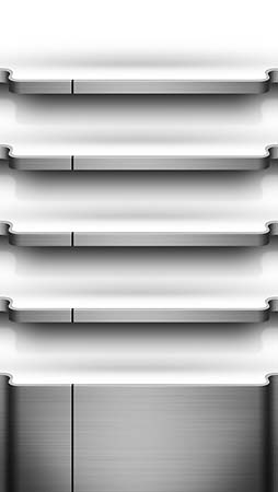 IPhone 5 Wallpaper Steel Shelves 01